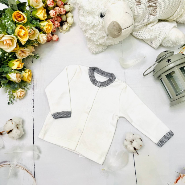 Кофточка для новорожденных детей Bebika, натуральный хлопок (13/15-1)